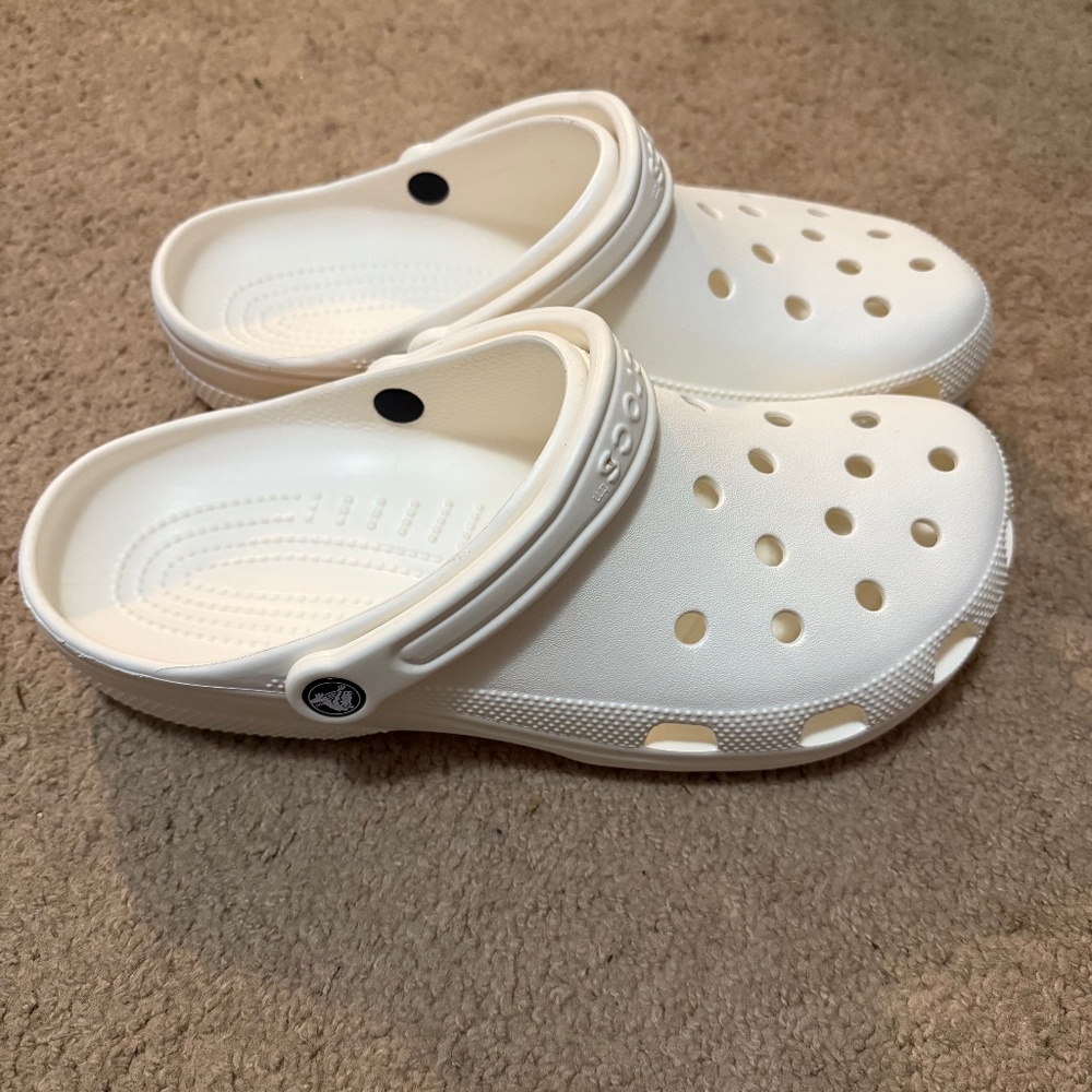 White Crocs